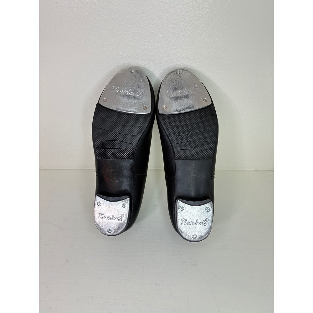 Theatricals Tap Shoes Kids 7.0 Black T9500 Lace Up Dance Shoes